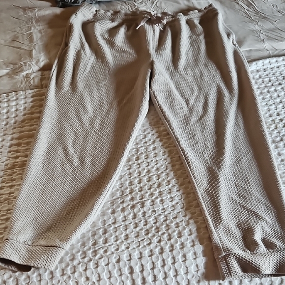 all in motion Pants - All in Motion Tan Track Pants